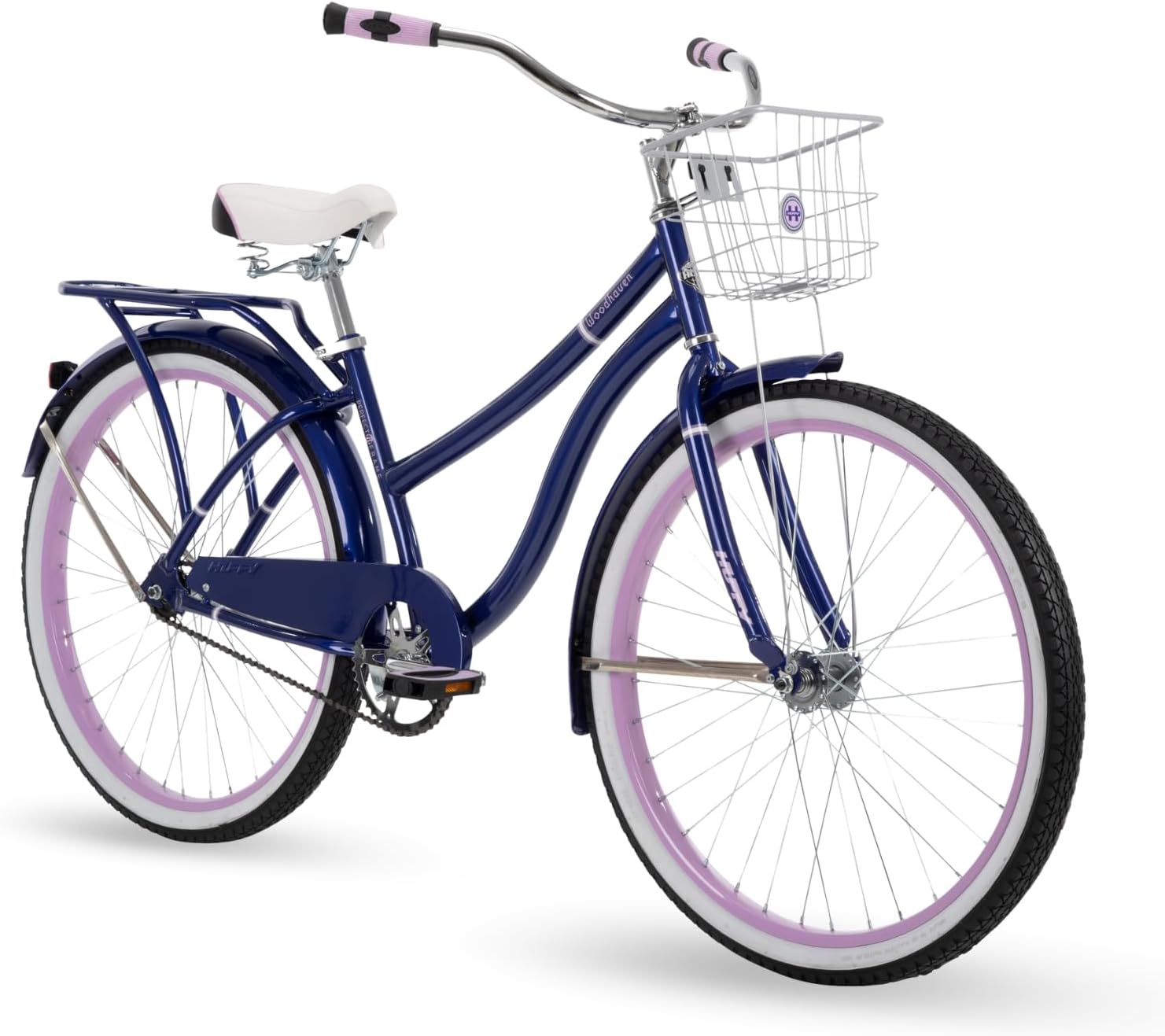 Huffy Woodhaven Cruiser — Midnight Purple — Panama Jack beach cruiser bike by Huffy